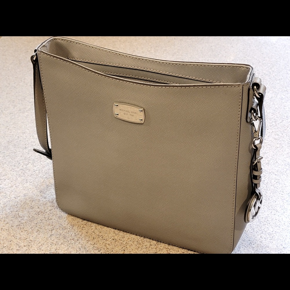 Michael Kors Bags | Michael Kors Grey Bag with Cross Body Strap | Color: Gray |